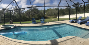 routine pool maintenance done on a pool in bradenton by poolcore pool service
